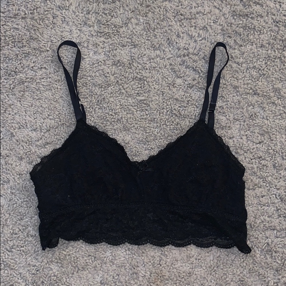 Small Black Lace Brallette from Aerie